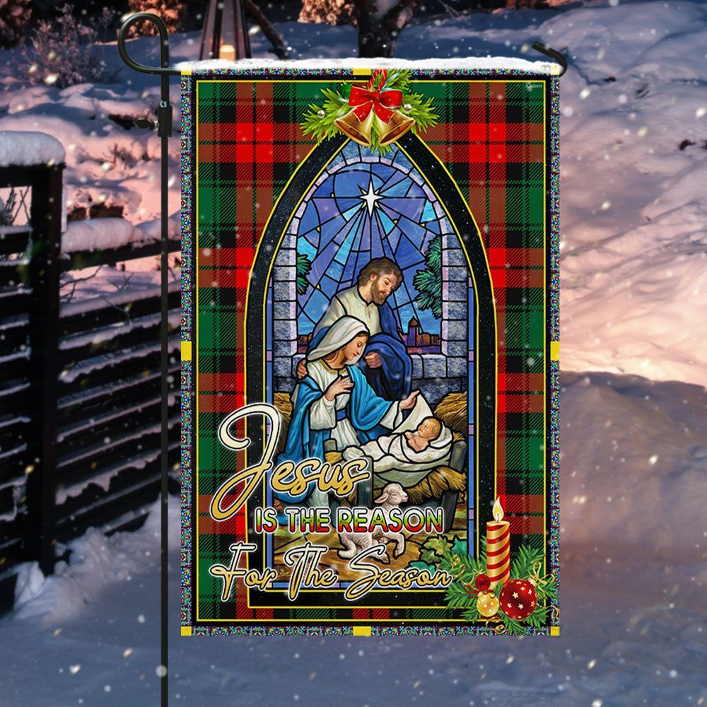 Jesus Is The Reason For The Season Christmas Flag MBH177F - Image 5