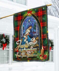 Jesus Is The Reason For The Season Christmas Flag MBH177F