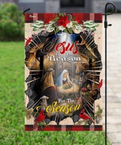 jesus is the reason for the season flag 5362