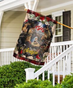 jesus is the reason for the season flag 6189