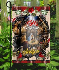 jesus is the reason for the season flag 7563