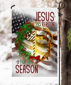 jesus is the reason for the season flag mtv18f 2096