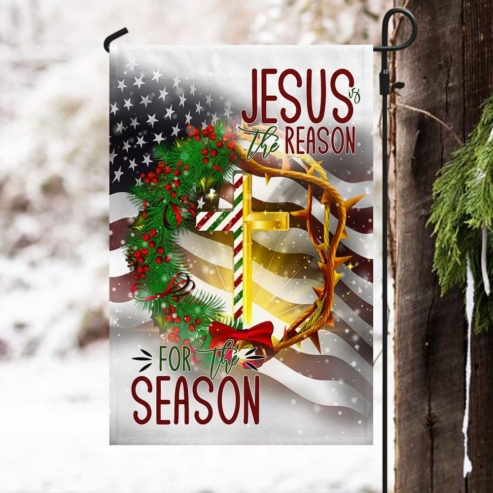 Jesus Is The Reason For The Season Flag MTV18F - Image 5