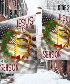 jesus is the reason for the season flag mtv18f 3475
