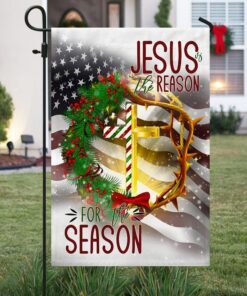 jesus is the reason for the season flag mtv18f 3853