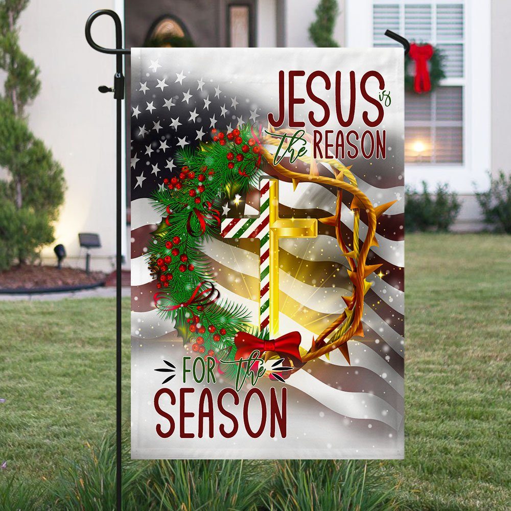 Jesus Is The Reason For The Season Flag MTV18F - Image 4