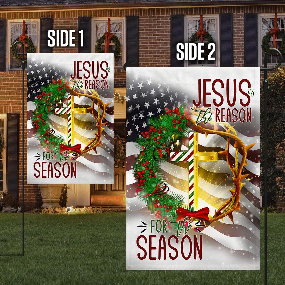 Jesus Is The Reason For The Season Flag MTV18F - Image 6