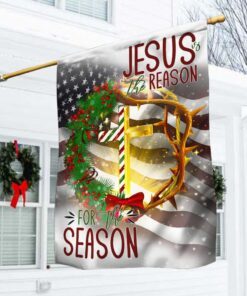Jesus Is The Reason For The Season Flag MTV18F