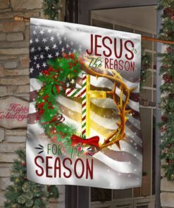 jesus is the reason for the season flag mtv18f 7798