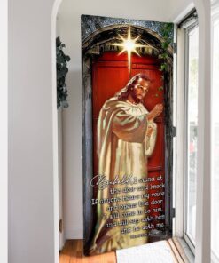 jesus knocking on the door christmas door cover pn1410dv1 1104