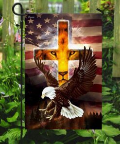 jesus lion patriot american us, lion king jesus christ flagwix™ jesus american flag 5278