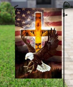 jesus lion patriot american us, lion king jesus christ flagwix™ jesus american flag 8261