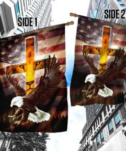 jesus lion patriot american us, lion king jesus christ flagwix™ jesus american flag 8858