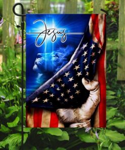 jesus my savior christian cross flag 8726