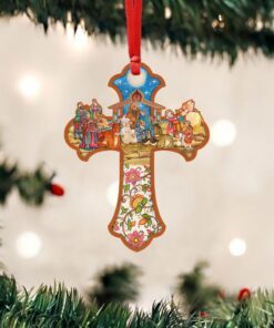 Jesus Ornament Jesus Was Born Jesus Wooden Sign Jesus Was Born