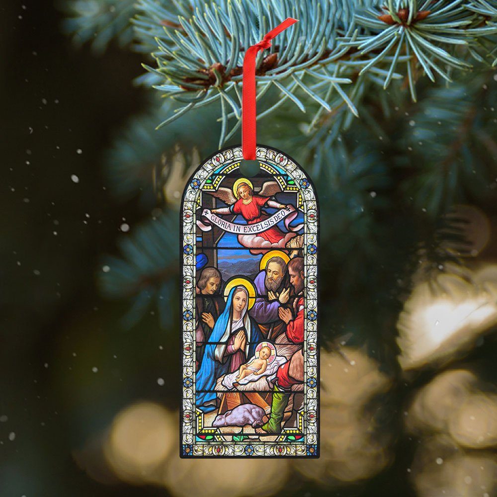 Jesus Ornament Jesus Was Born Ornament TRL1467O