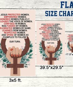 jesus protected women respected women flag tqn299f 3749
