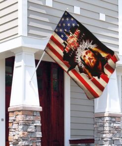 jesus saved my life american flag 1566