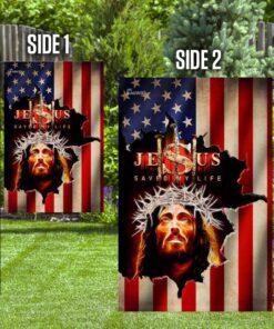 jesus saved my life american flag 2651