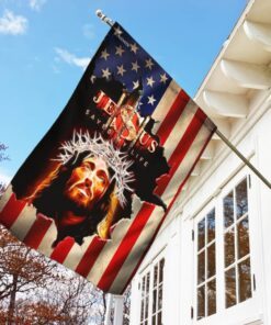 jesus saved my life american flag 3184