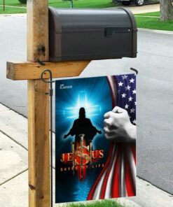 jesus saved my life american flag 3336