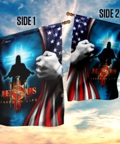 jesus saved my life american flag 3875