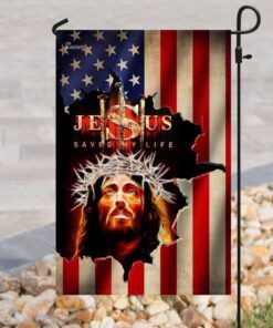 jesus saved my life american flag 6677