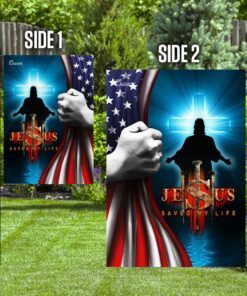 jesus saved my life american flag 7304