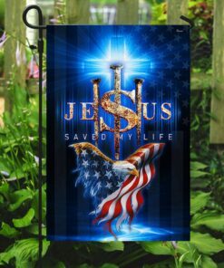 jesus saved my life faith flag tqn400f 2314