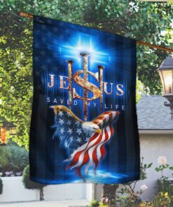 jesus saved my life faith flag tqn400f 5843