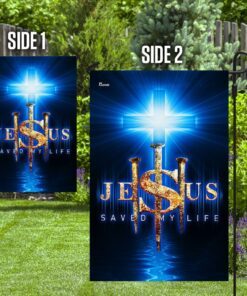 jesus saved my life flag 3367