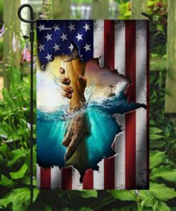 jesus saves flag 2187