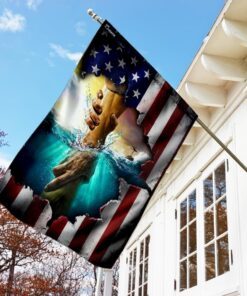 jesus saves flag 4081
