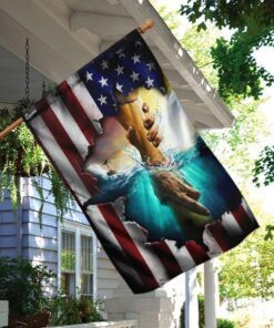 jesus saves flag 8898