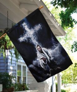 jesus saves us flag 1801