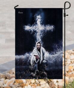 jesus saves us flag 7449