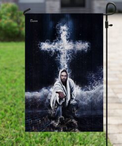 Jesus Saves Us Flag