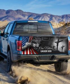 jesus sticker one nation under god american patriot truck tailgate decal sticker wrap trl06tdv5 7106