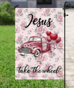 jesus take the wheel flag 2370