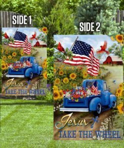 jesus take the wheel flag 4318