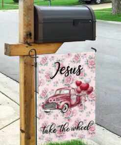 jesus take the wheel flag 8090