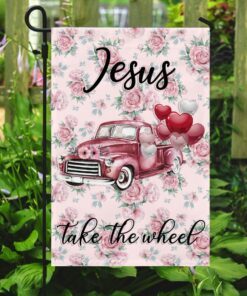 jesus take the wheel flag 8416