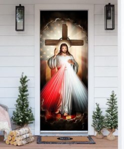 Jesus With America Door Cover
