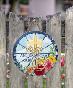 jesus wooden sign be still and know that i am god bnn111wd 6733