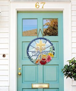 jesus wooden sign be still and know that i am god bnn111wd 8660