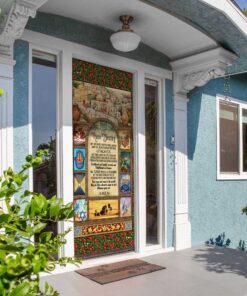 jewish home blessing door cover 2109