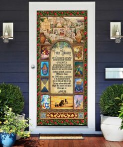 jewish home blessing door cover 4659