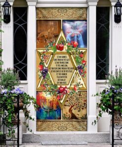 jewish home blessing door cover 8570