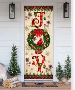 Joy To The World Cardinal Christmas Door Cover BNN607D