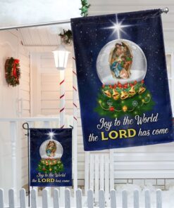 joy to the world the lord has come holy night christmas flag bnn574fv1 1556